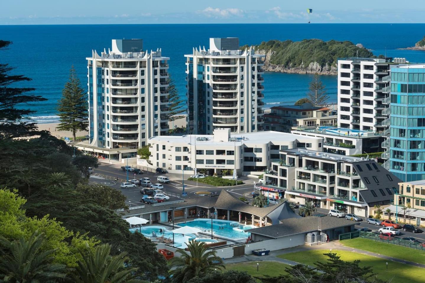 Oceanside Bliss - Absolute Beachfront - Uninterrupted Ocean Views With Pool Daire Mount Maunganui Dış mekan fotoğraf